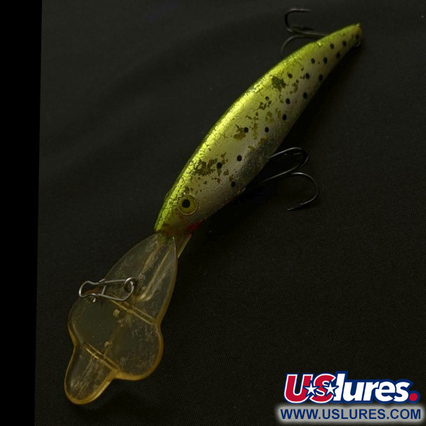 Vintage   Luhr Jensen Power Hot Lips Minnow, 3/5oz  fishing lure #23803