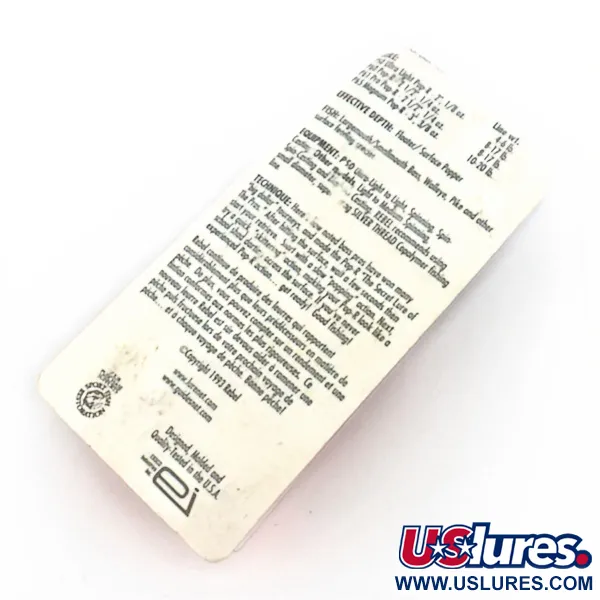   Rebel POP-R Excalibur, 1/4oz Bass fishing lure #23804