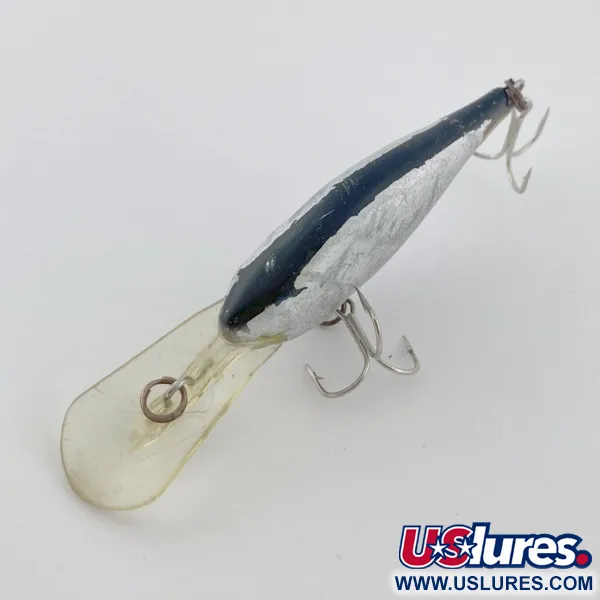 Vintage   Rapala Shad Rap Deep Runner 05, 3/16oz Silver fishing lure #23807