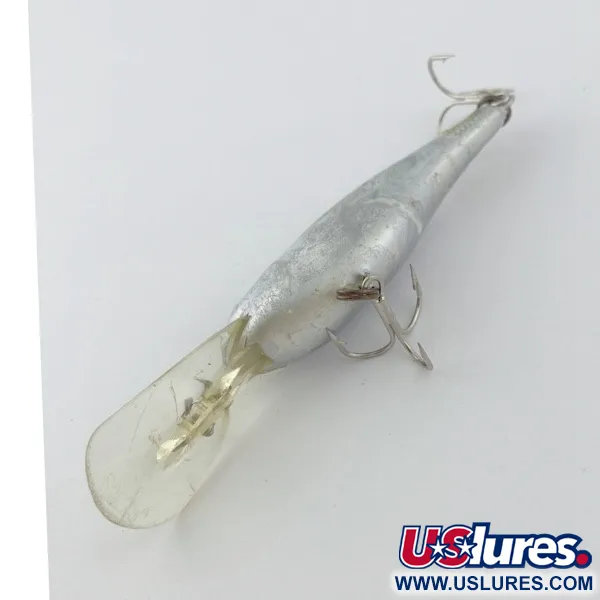 Vintage   Rapala Shad Rap Deep Runner 05, 3/16oz Silver fishing lure #23807