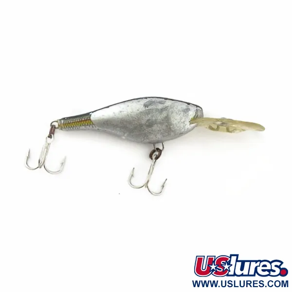 Vintage   Rapala Shad Rap Deep Runner 05, 3/16oz Silver fishing lure #23807