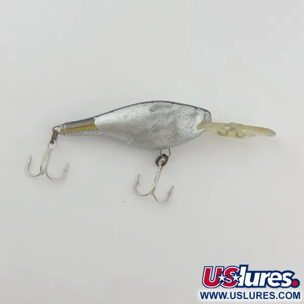 Vintage   Rapala Shad Rap Deep Runner 05, 3/16oz Silver fishing lure #23807