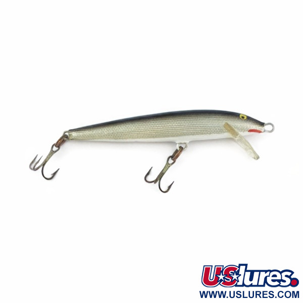 Vintage   Rapala Original Floater F9, 1/8oz S (Silver) fishing lure #23808