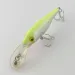 Vintage   Rebel Double Deep Shad, 3/16oz Chartreuse fishing lure #23810