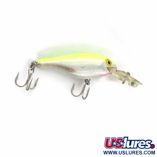 Vintage   Rebel Double Deep Shad, 3/16oz Chartreuse fishing lure #23810