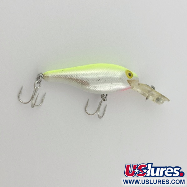Vintage   Rebel Double Deep Shad, 3/16oz Chartreuse fishing lure #23810