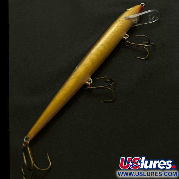 Vintage   Rapala Original Floater F18, 3/4oz G (Gold) fishing lure #23814