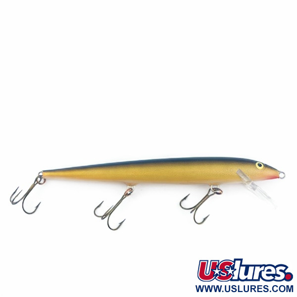 Vintage   Rapala Original Floater F18, 3/4oz G (Gold) fishing lure #23814
