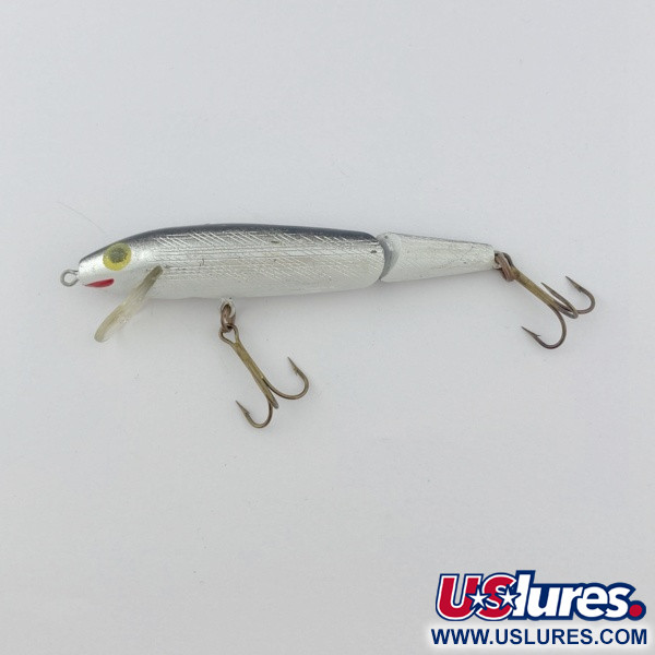 Vintage   Rebel Floater F9 Jointed, 1/4oz silver fishing lure #23816