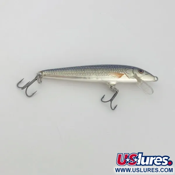 Vintage   Rapala Original Floater F9, 1/8oz S (Silver) fishing lure #23817