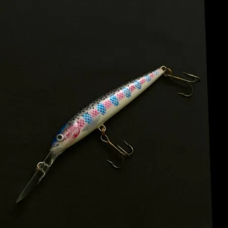Vintage Rapala Down Deep Husky Jerk DHJ10, 2/5oz RT fishing lure #23819