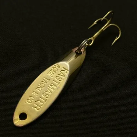 Vintage Acme  Kastmaster, 1/8oz gold fishing spoon #23824