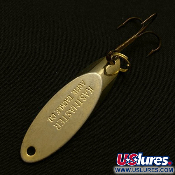 Vintage  Acme Kastmaster, 1/4oz gold fishing spoon #23825