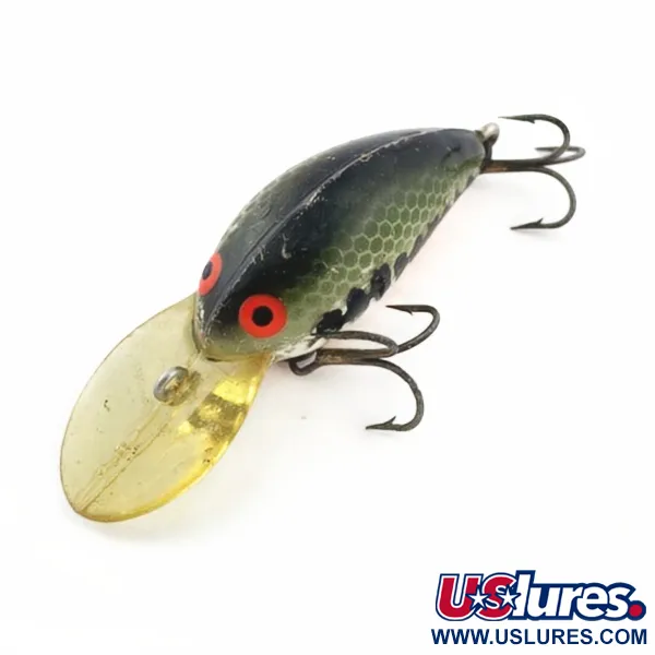 Vintage   Bomber model B 4A  screw tail, 1/4oz bass fishing lure #23828