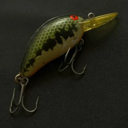 Vintage Bomber model B 4A  screw tail, 1/4oz bass fishing lure #23828