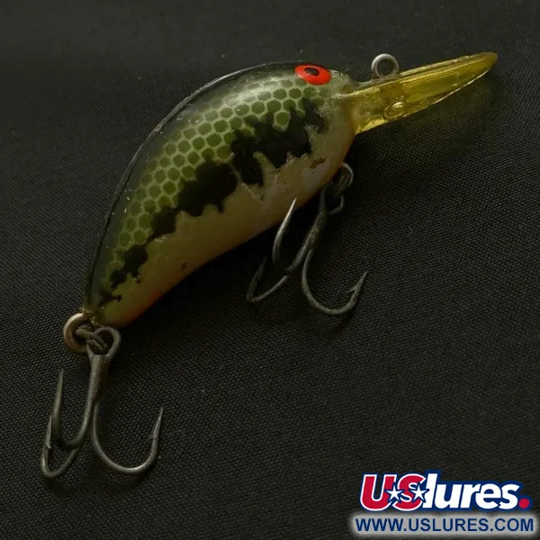 Vintage   Bomber model B 4A  screw tail, 1/4oz bass fishing lure #23828