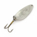 Vintage   Seneca Little Cleo, 1/4oz nickel/orange/white fishing spoon #23829