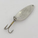 Vintage   Seneca Little Cleo, 1/4oz nickel/orange/white fishing spoon #23829