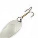 Vintage   Seneca Little Cleo, 1/4oz nickel/orange/white fishing spoon #23829