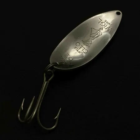 Vintage Seneca Little Cleo (Hula Girl), 3/4oz nickel/green fishing spoon #23830