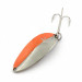 Vintage  Seneca Little Cleo (Hula Girl), 1/2oz nickel/orange fishing spoon #23831
