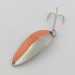 Vintage  Seneca Little Cleo (Hula Girl), 1/2oz nickel/orange fishing spoon #23831