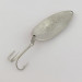 Vintage  Seneca Little Cleo (Hula Girl), 1/2oz nickel/orange fishing spoon #23831