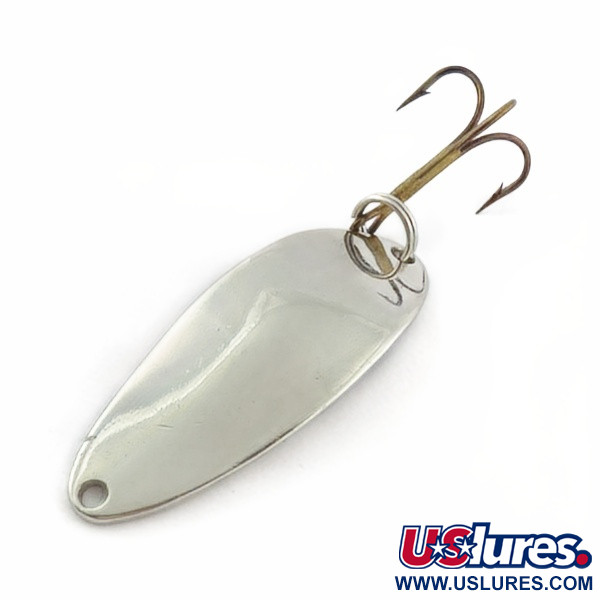 Vintage  Seneca Little Cleo (Hula Girl), 1/3oz nickel fishing spoon #23832