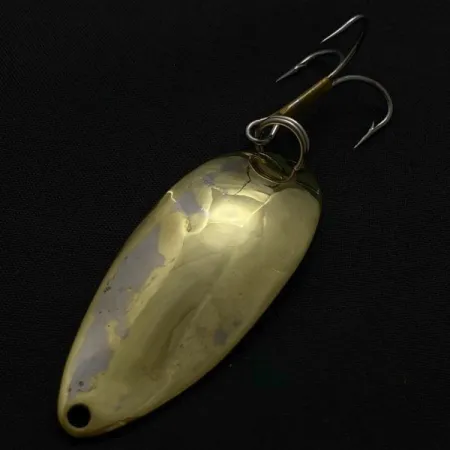 Vintage Seneca Little Cleo (Hula Girl), 1/2oz nickel/gold fishing spoon #23840