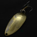 Vintage  Seneca Little Cleo (Hula Girl), 1/2oz nickel/gold fishing spoon #23840