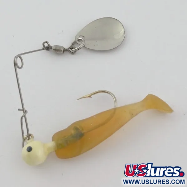 Vintage Mister Twister Spinnerbait, 3/16oz nickel spinning lure #23843