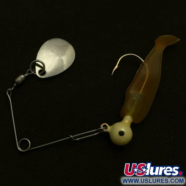 Vintage Mister Twister Spinnerbait, 3/16oz nickel spinning lure #23843