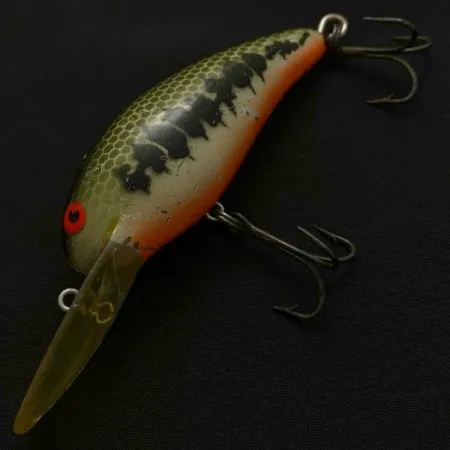 Vintage Bomber Model 7A screw tail, 1/2oz bass fishing lure #23844