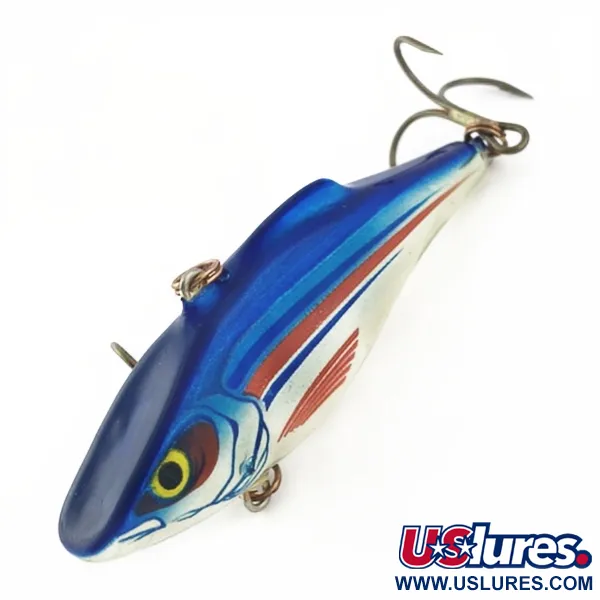 Vintage   Rapala Rattl'n RAP 07 Valvoline SynPower, 3/5oz Blue Valvoline​ fishing lure #23845