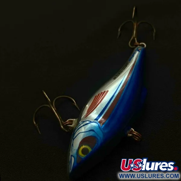Vintage   Rapala Rattl'n RAP 07 Valvoline SynPower, 3/5oz Blue Valvoline​ fishing lure #23845