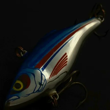 Vintage Rapala Rattl'n RAP 07 Valvoline SynPower, 3/5oz Blue Valvoline​ fishing lure #23845