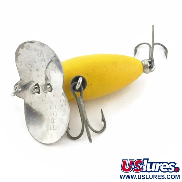 Vintage   Fred Arbogast Jitterbug, 1/4oz Frog fishing lure #23846