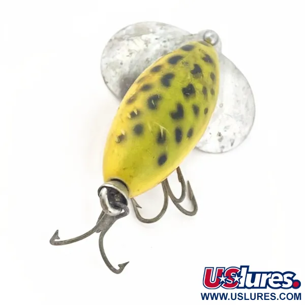 Vintage   Fred Arbogast Jitterbug, 1/4oz Frog fishing lure #23846