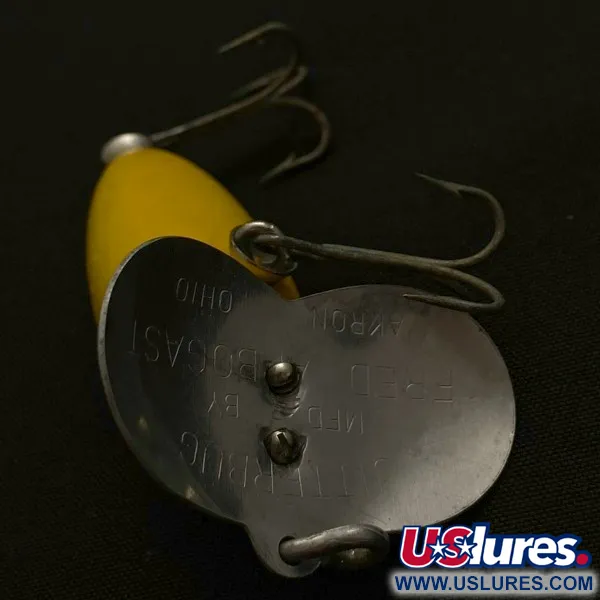 Vintage   Fred Arbogast Jitterbug, 1/4oz Frog fishing lure #23846