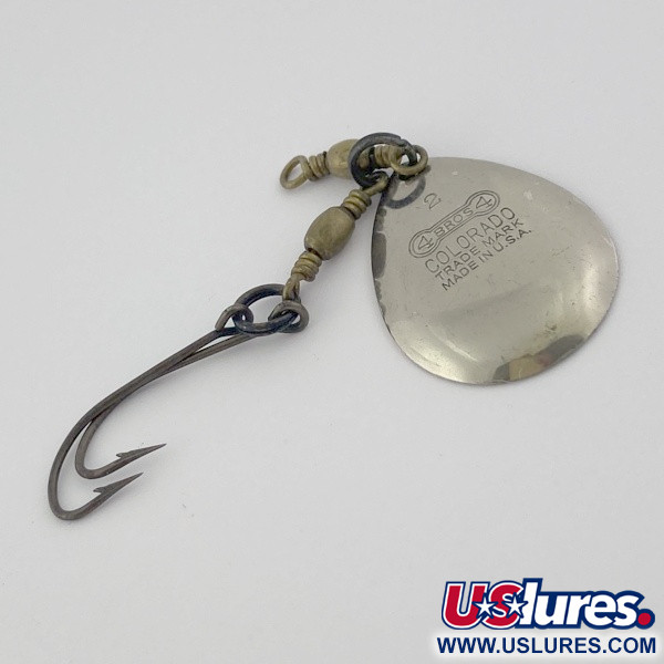 Vintage   4 Bros 4 Brothers  Colorado Spinner, 1/8oz nickel/copper spinning lure #23848
