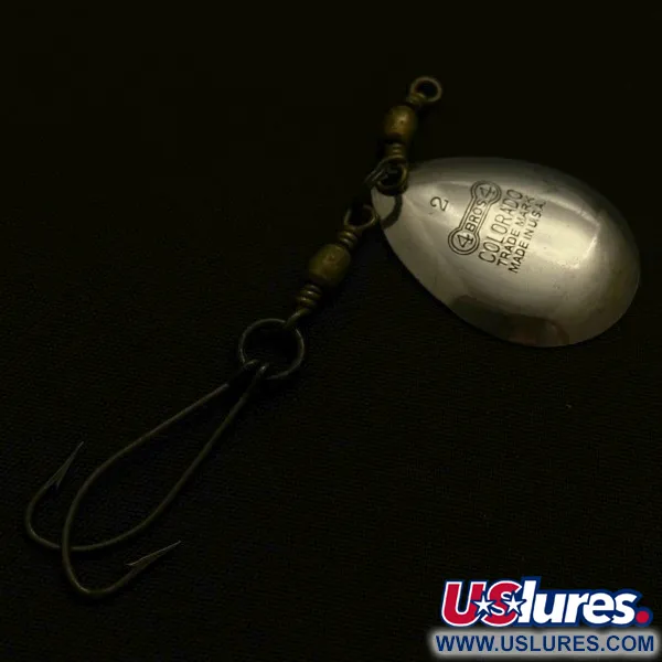 Vintage   4 Bros 4 Brothers  Colorado Spinner, 1/8oz nickel/copper spinning lure #23848
