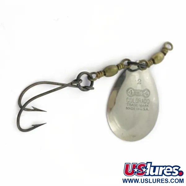 Vintage   4 Bros 4 Brothers  Colorado Spinner, 1/8oz nickel/copper spinning lure #23848