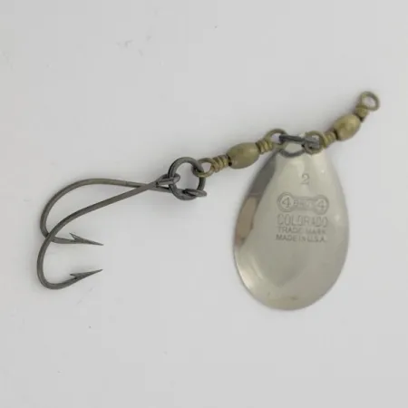 Vintage 4 Bros 4 Brothers  Colorado Spinner, 1/8oz nickel/copper spinning lure #23848