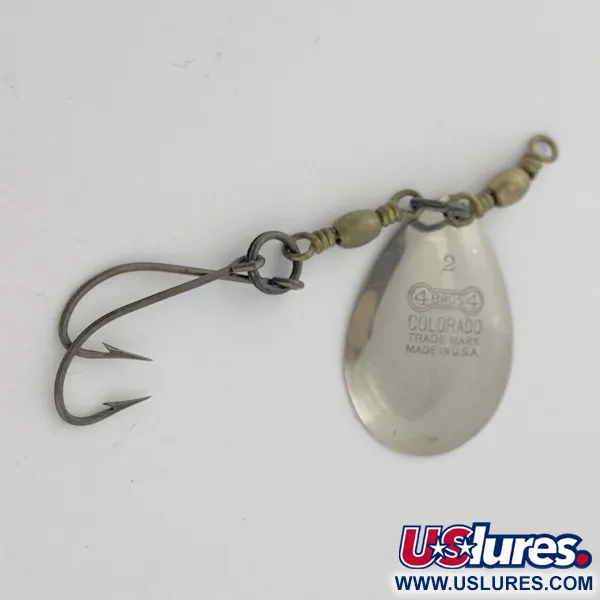 Vintage   4 Bros 4 Brothers  Colorado Spinner, 1/8oz nickel/copper spinning lure #23848