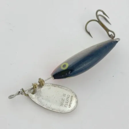 Vintage Blue Fox Super Vibrax Minnow Spin 1, 1/8oz Silver spinning lure #23849