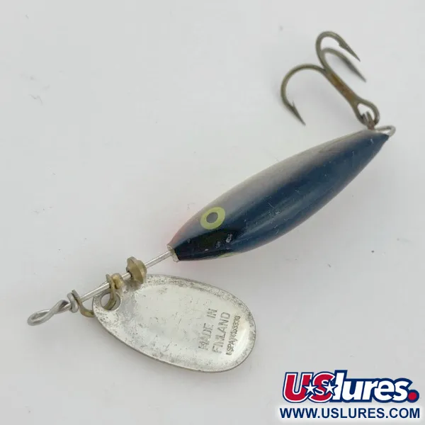 Vintage   Blue Fox Super Vibrax Minnow Spin 1, 1/8oz Silver fishing lure #23849
