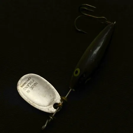 Vintage Blue Fox Super Vibrax Minnow Spin 1, 1/8oz Silver spinning lure #23849