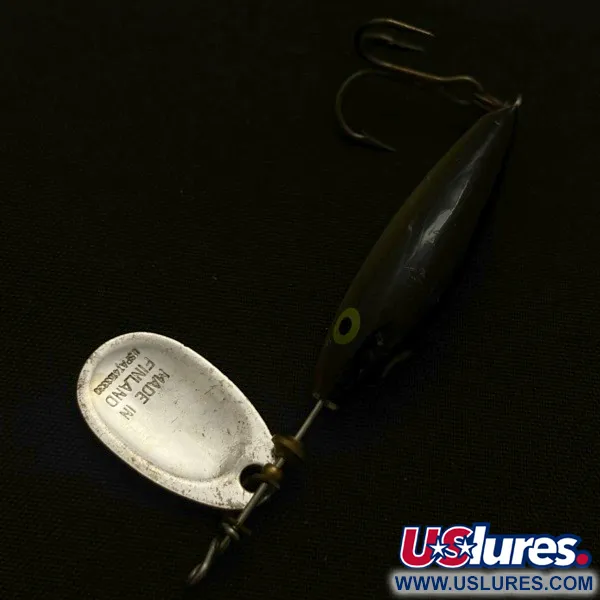 Vintage   Blue Fox Super Vibrax Minnow Spin 1, 1/8oz Silver fishing lure #23849