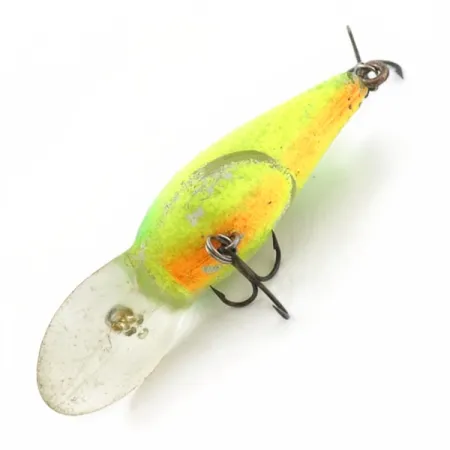 Vintage Bomber model 6A screw tail, 1/3oz Green fishing lure #23850