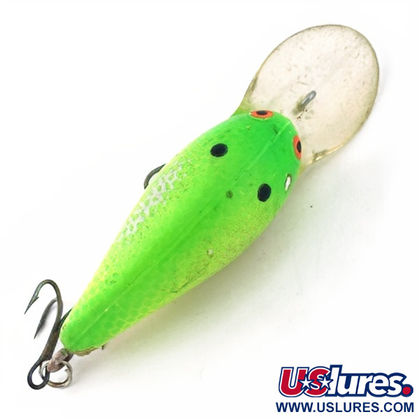 Vintage   Bomber model 6A , 1/3oz Green fishing lure #23850